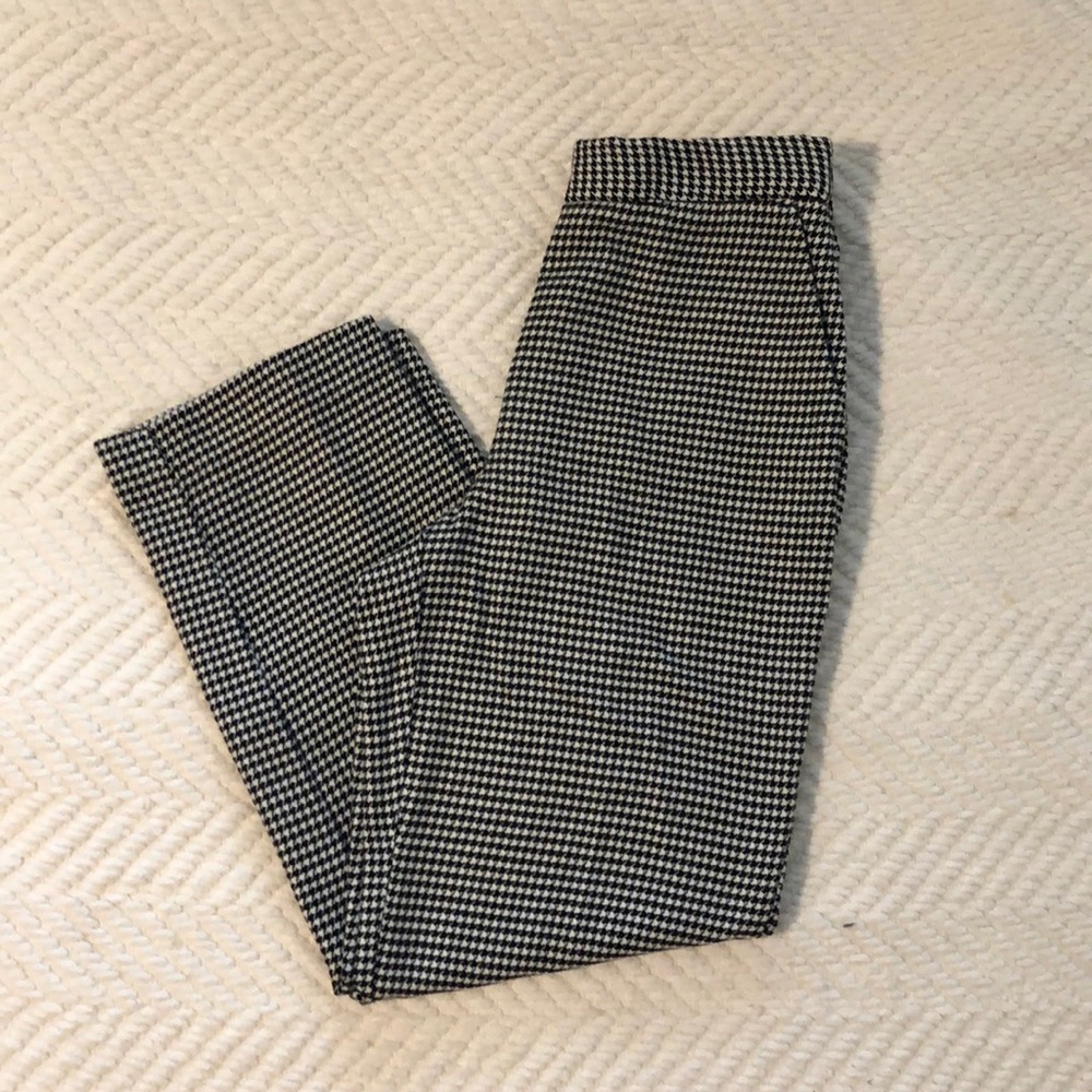 Zara Houndstooth high waisted pants